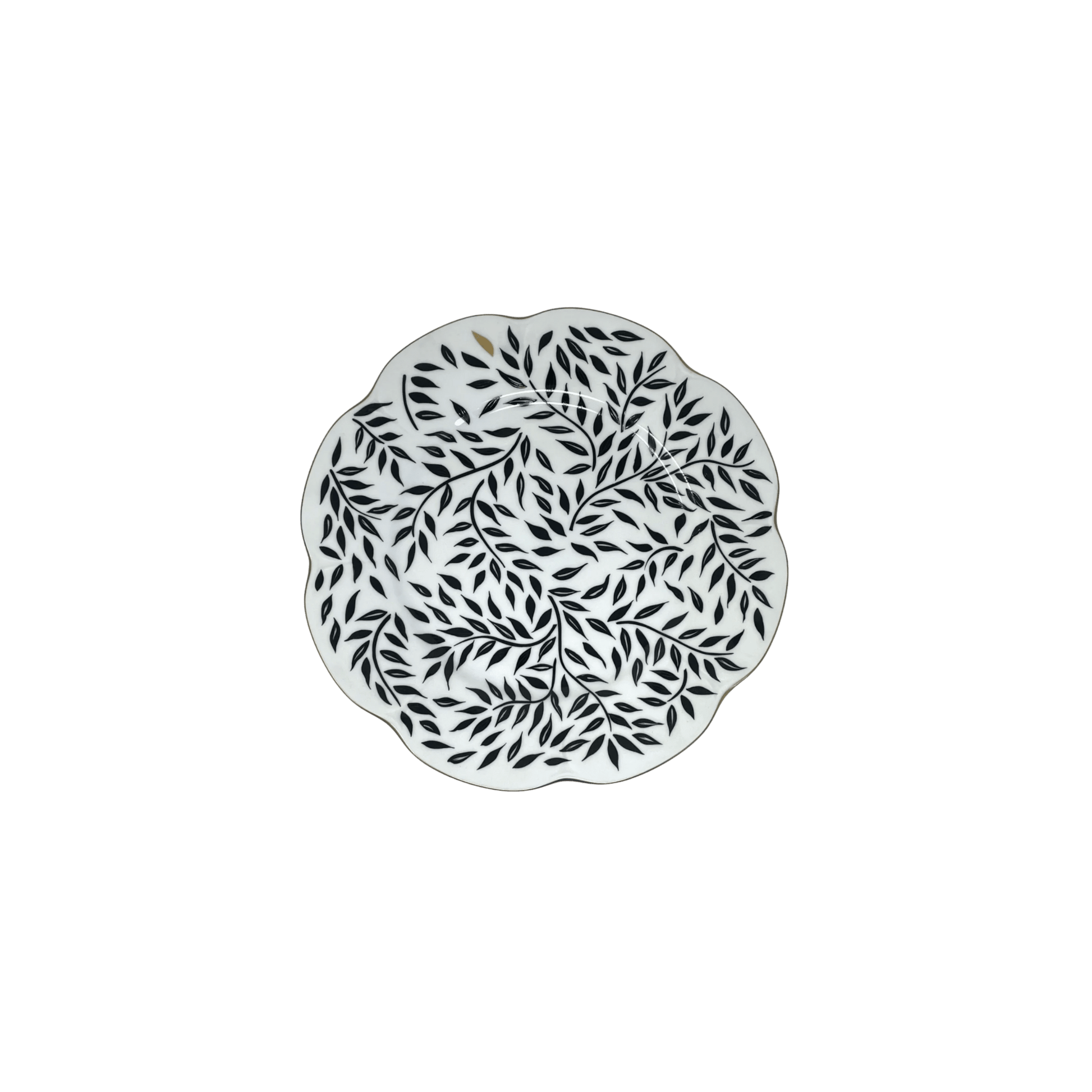 Nymphea Olivier Black Dessert Plate - Hosted by Kelly Gaudreau