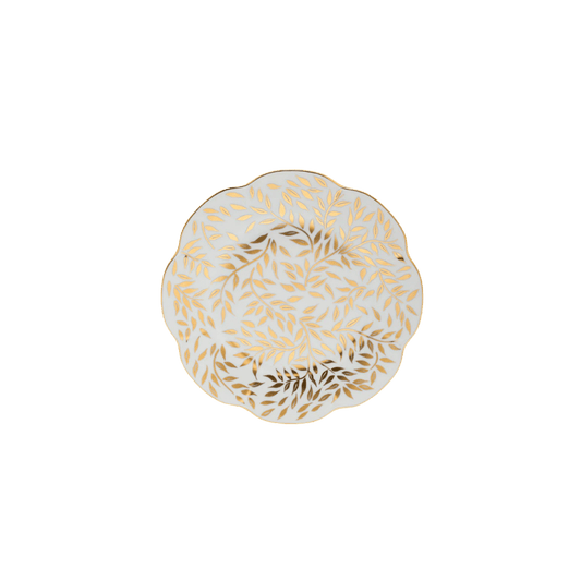 Nymphea Olivier Gold Dessert Plate - Hosted by Kelly Gaudreau