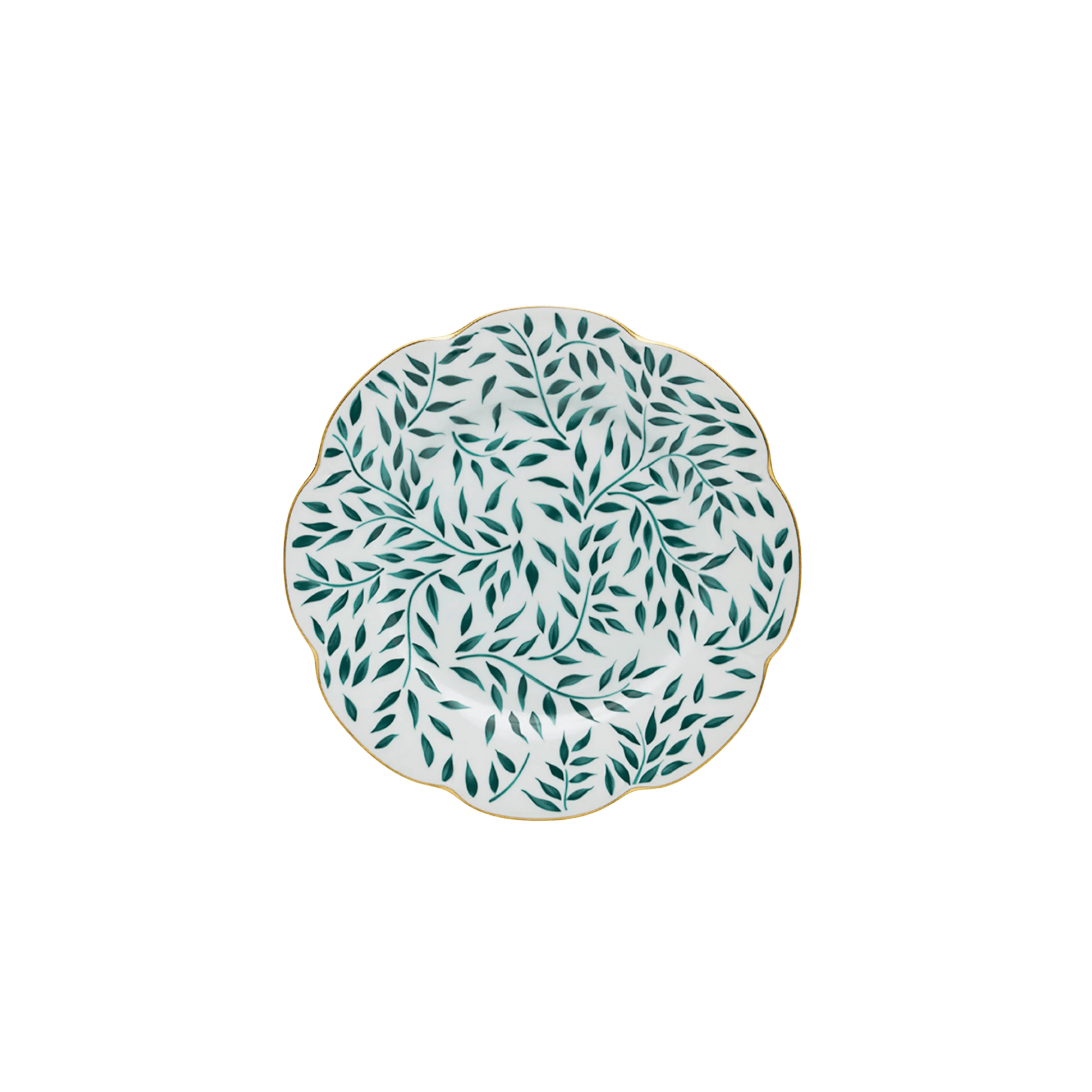 Nymphea Olivier Green Dessert Plate - Hosted by Kelly Gaudreau