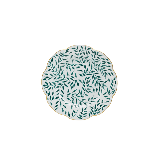 Nymphea Olivier Green Dessert Plate - Hosted by Kelly Gaudreau