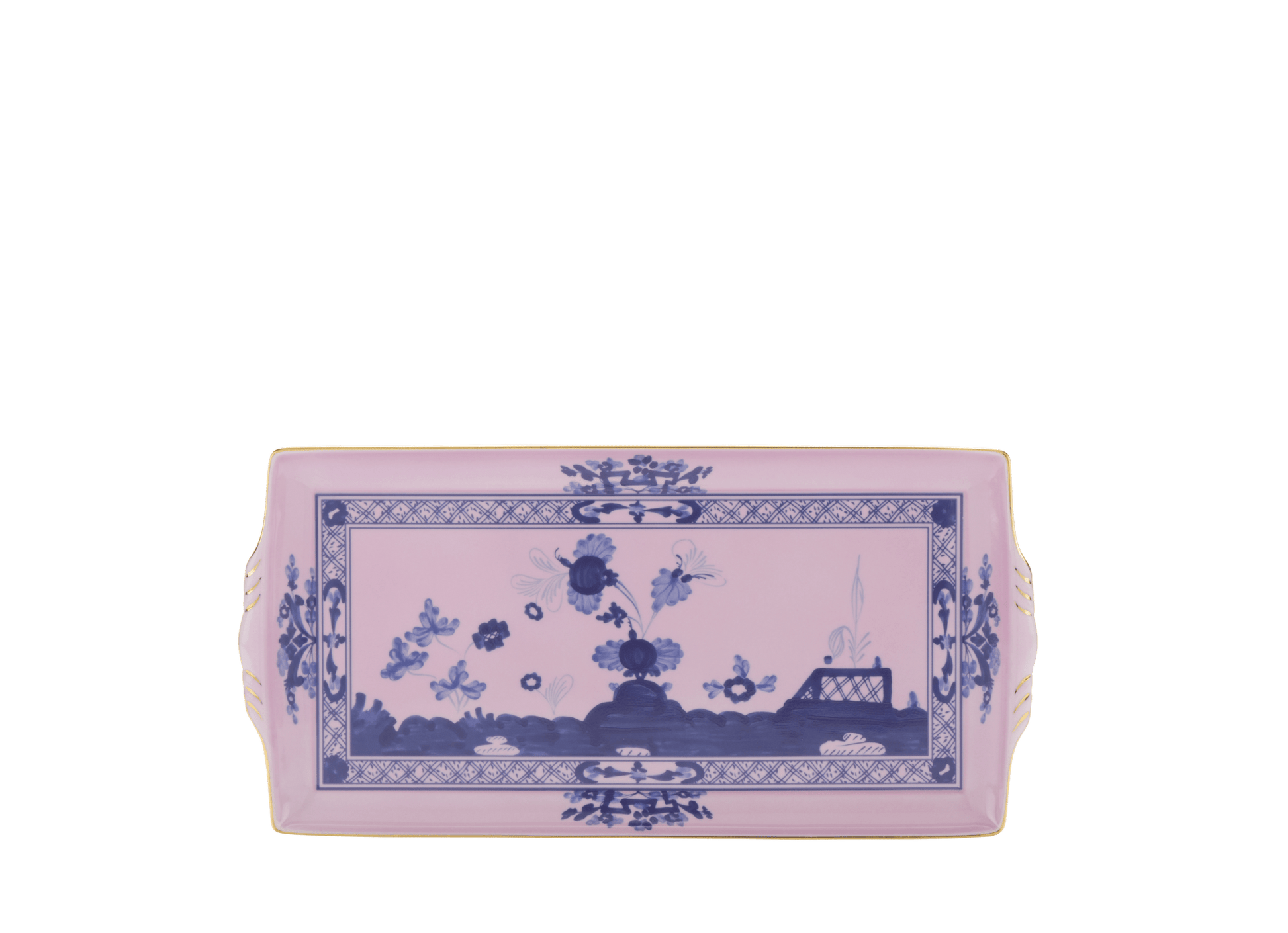 Oggetti Rectangular Tray with handles - Azalea - Hosted by Kelly Gaudreau