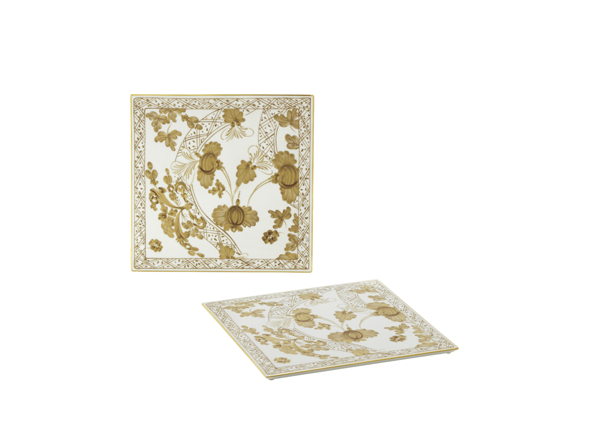 Oggetti Set of 2 Porcelain Placemates - Aurum - Hosted by Kelly Gaudreau