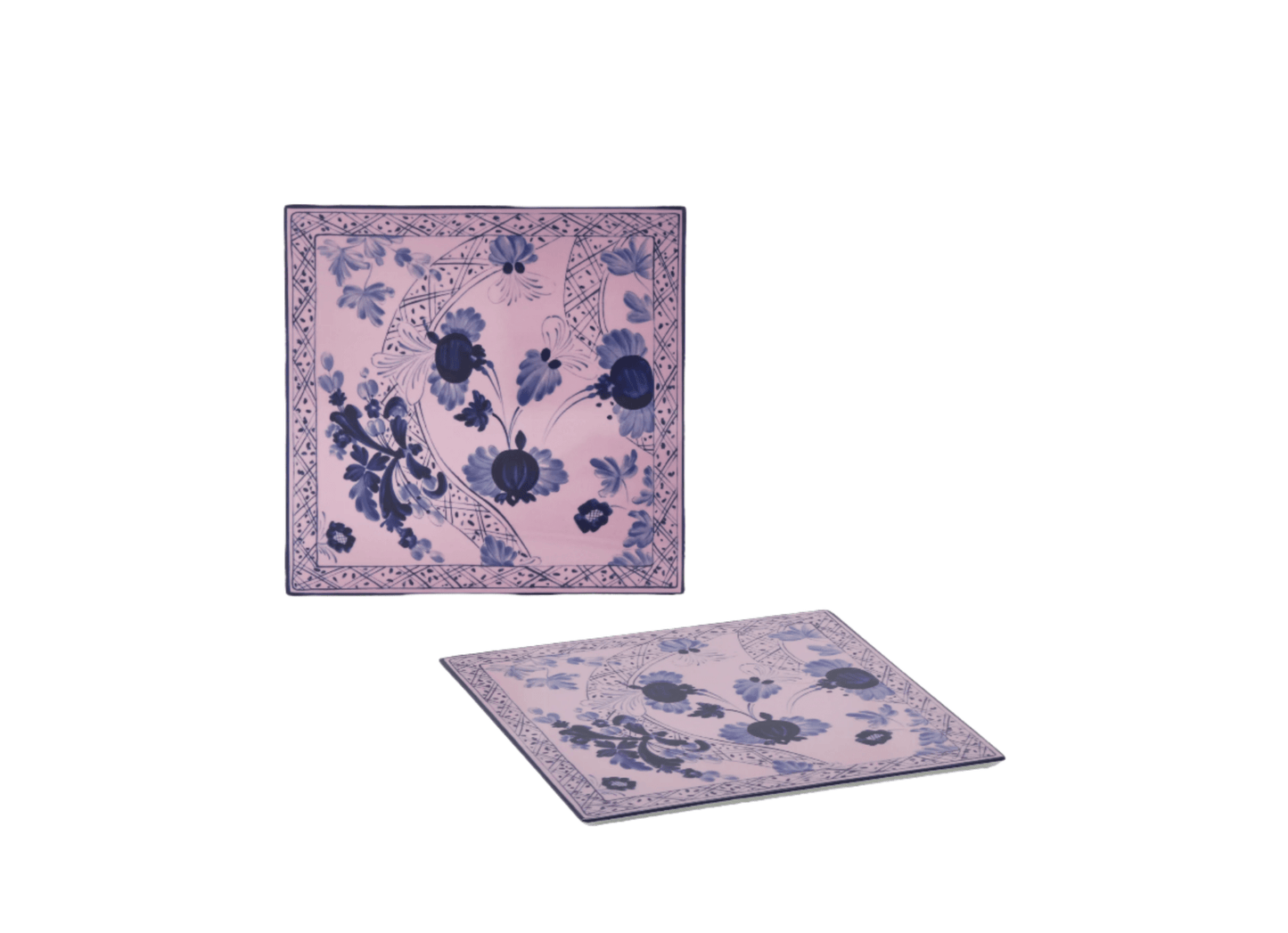 Oggetti Set of 2 Porcelain Placemates - Azalea - Hosted by Kelly Gaudreau