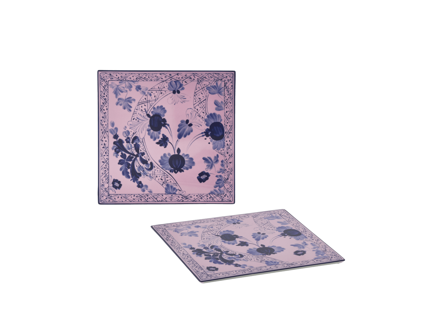 Oggetti Set of 2 Porcelain Placemates - Azalea - Hosted by Kelly Gaudreau
