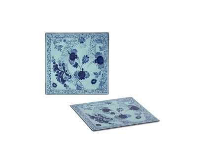 Oggetti Set of 2 Porcelain Placemates - Iris - Hosted by Kelly Gaudreau