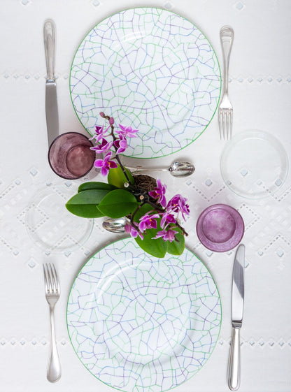 Ojete White Tablecloth - Hosted by Kelly Gaudreau