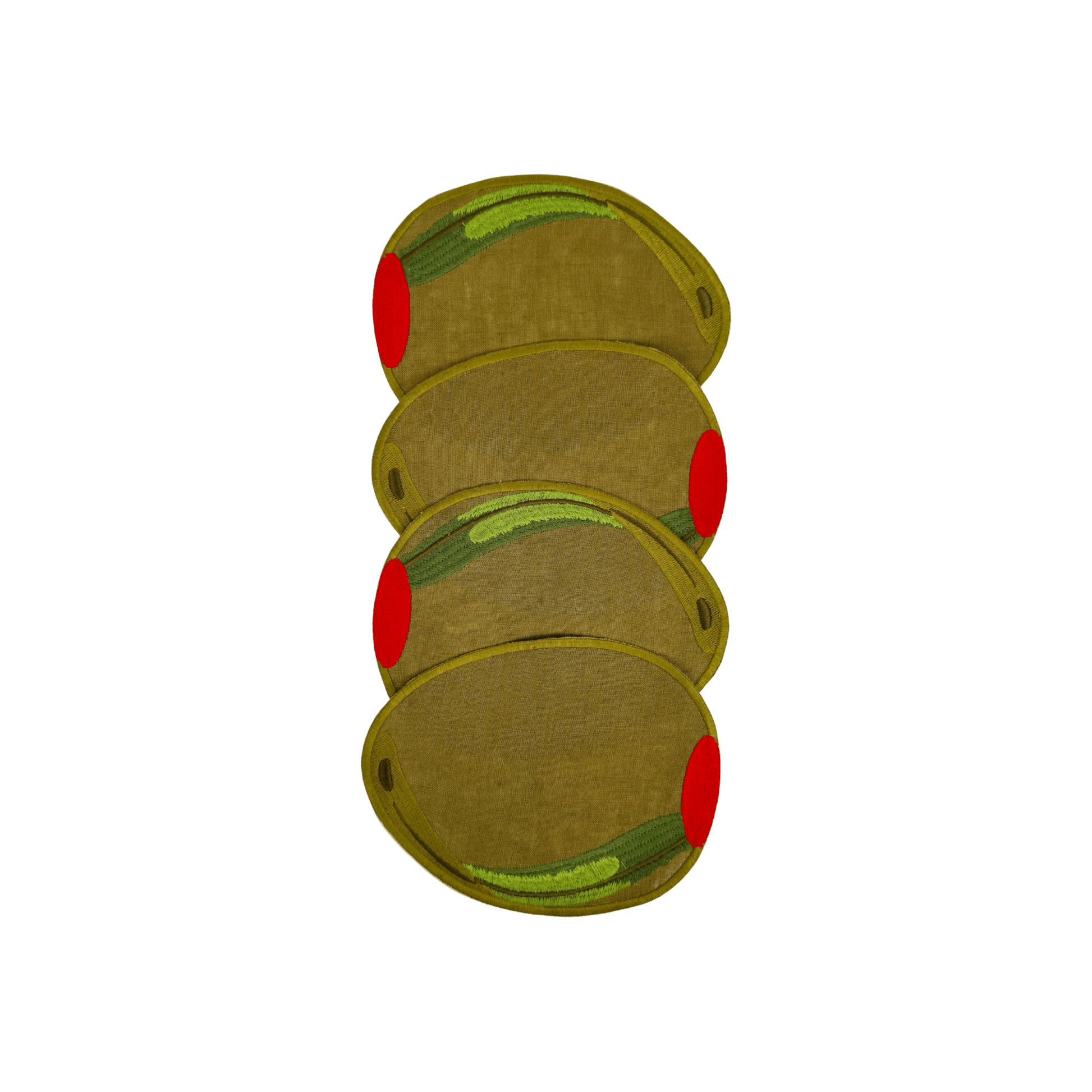 Olive Cocktail Napkins - Set of 4 - Hosted by Kelly Gaudreau