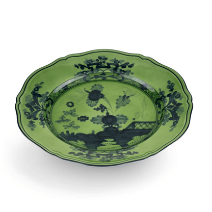 Oriente Italiano Flat Dinner Plate - Malachite - Hosted by Kelly Gaudreau