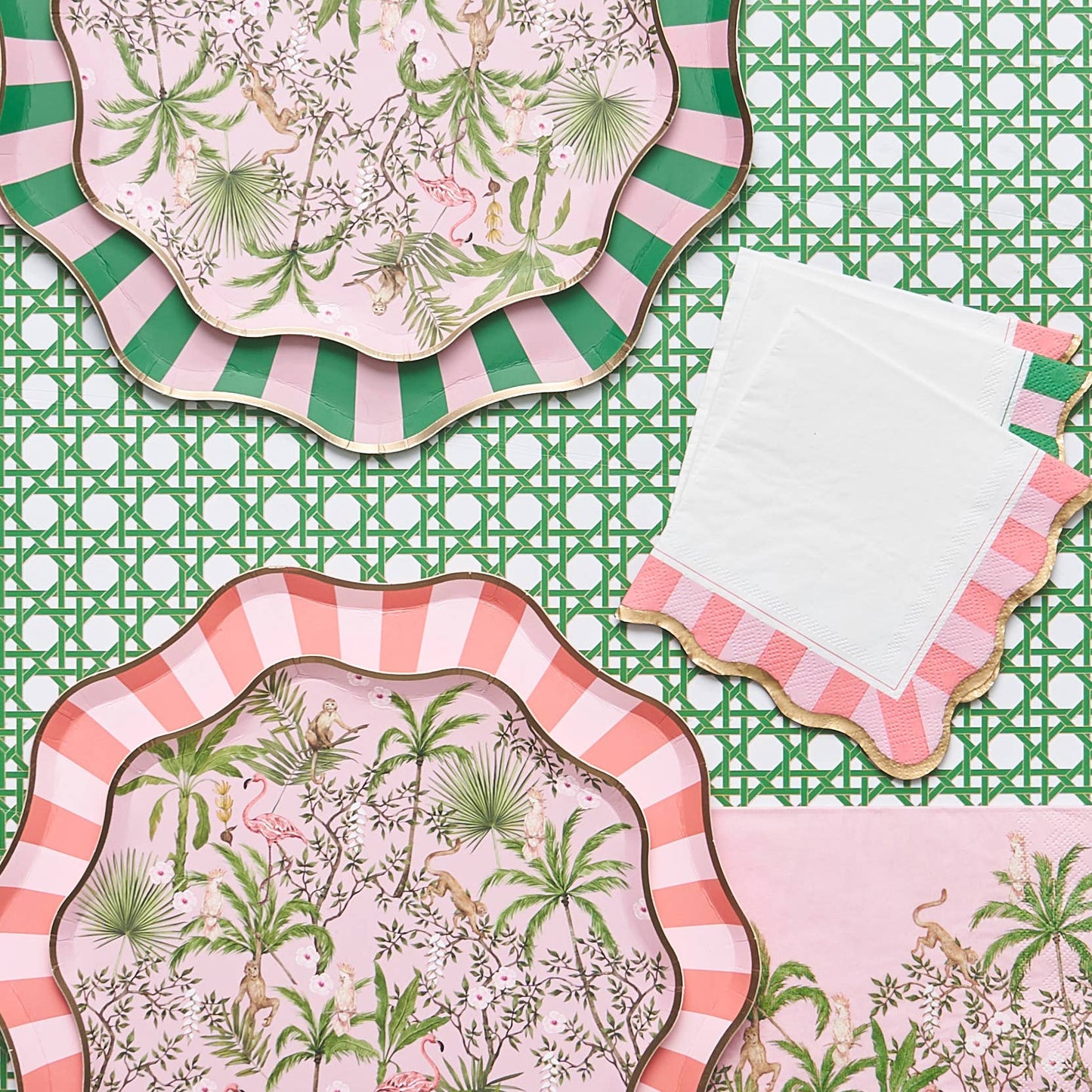 Palm Beach - Cabana Stripe Cocktail Napkins - Set of 20 - Hosted by Kelly Gaudreau