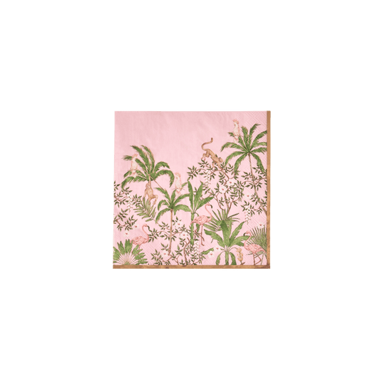 Palm Beach - Pink & Green Large Paper Napkins - Set of 20 - Hosted by Kelly Gaudreau