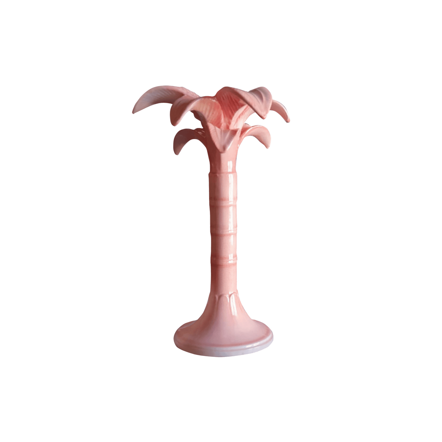 Palm Tree Candle Holder Medium Pink - Hosted by Kelly Gaudreau