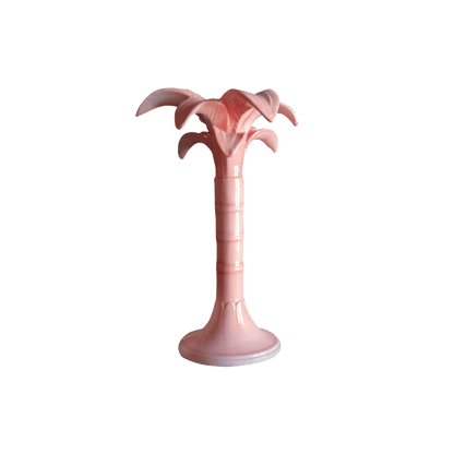 Palm Tree Candle Holder Medium Pink - Hosted by Kelly Gaudreau