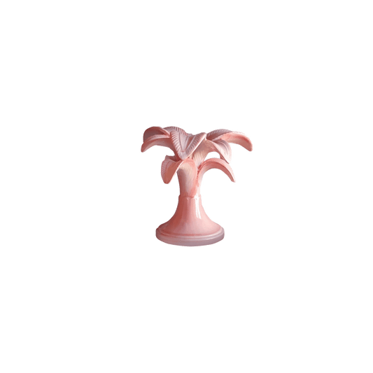 Palm Tree Candle Holder Small Pink - Hosted by Kelly Gaudreau