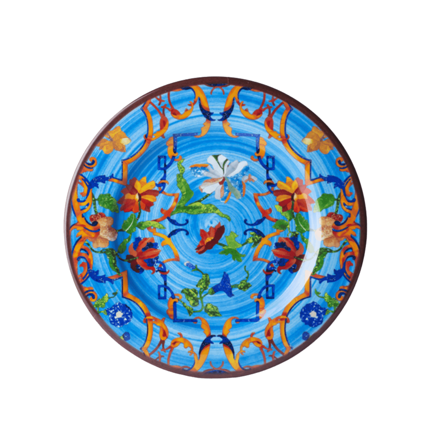 Pancale Melamine Plate in Turquoise - Set of 6 - Hosted by Kelly Gaudreau