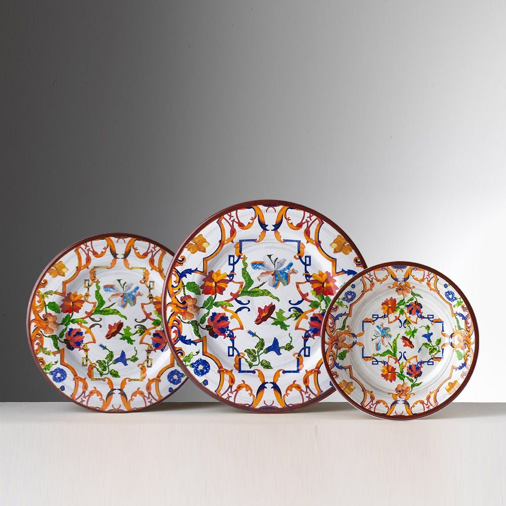 Pancale Melamine Plates in White - Set of 6 - Hosted by Kelly Gaudreau