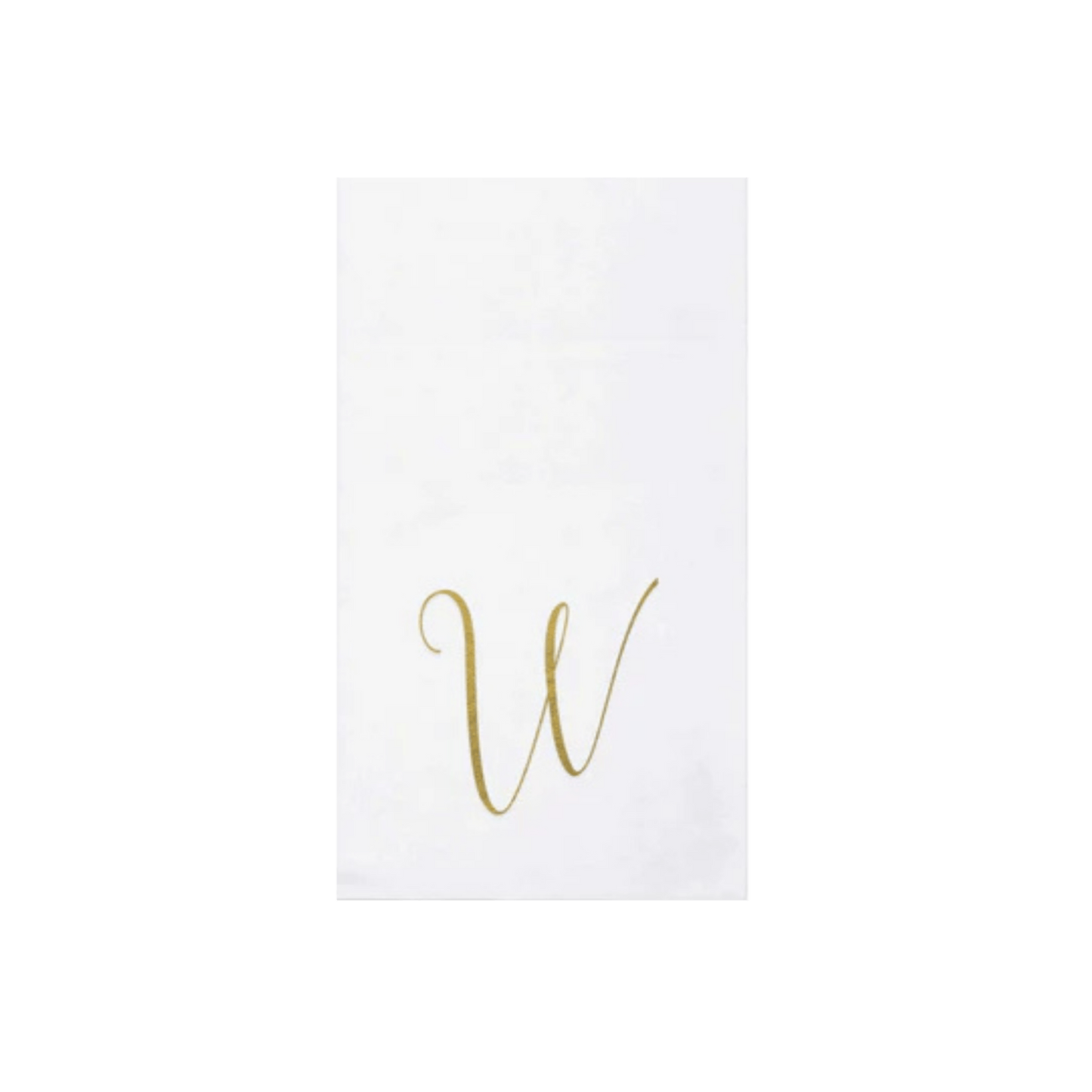 Papersoft Napkins Gold Monogram Guest Towels - Pack of 20 - Hosted by Kelly Gaudreau