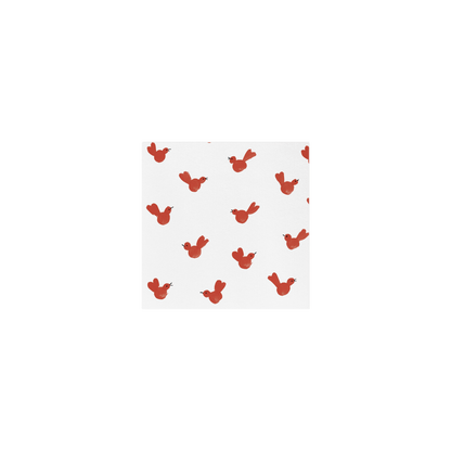 Papersoft Napkins Red Bird Cocktail Napkins - Pack of 20 - Hosted by Kelly Gaudreau