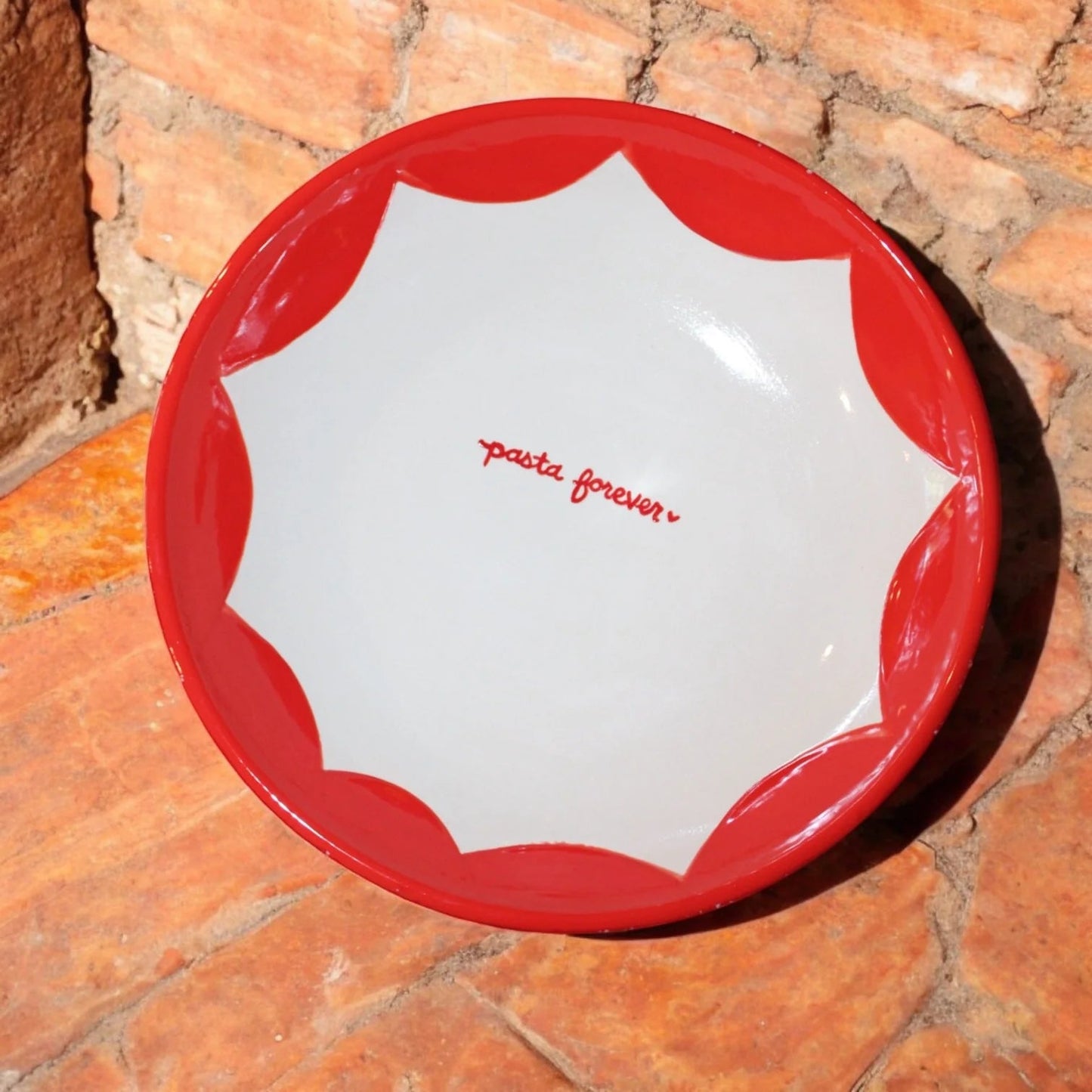 "pasta forever" Hand - painted Pasta Bowl - Hosted by Kelly Gaudreau