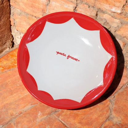 "pasta forever" Hand - painted Pasta Bowl - Hosted by Kelly Gaudreau