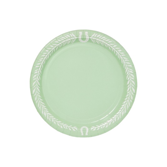 Equestrian-Jasperware Inspired Paper Dinner Plates - Pack of 8