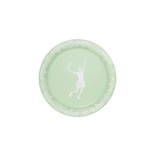 Tennis Jasperware-Inspired Dessert Paper Plates - Pack of 8