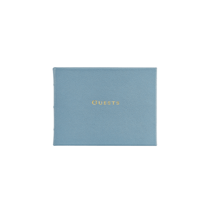 Pebble Grain Leather Guest Book - Hosted by Kelly Gaudreau