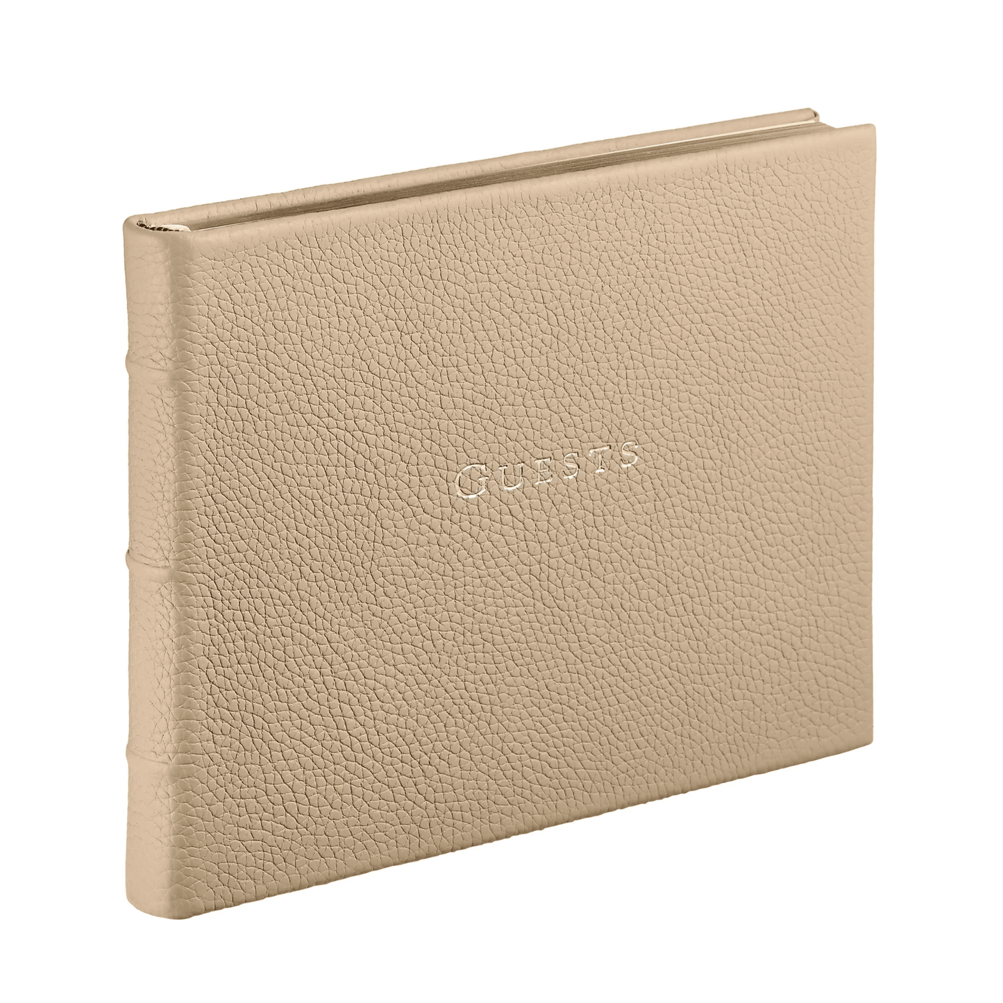 Pebble Grain Leather Guest Book - Hosted by Kelly Gaudreau