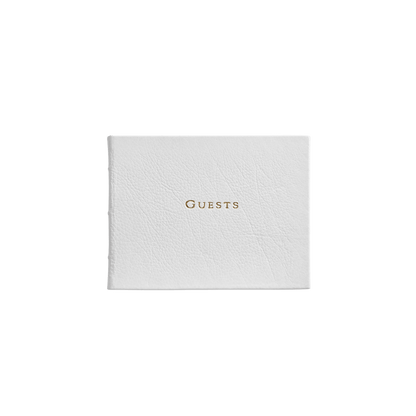 Pebble Grain Leather Guest Book - Hosted by Kelly Gaudreau