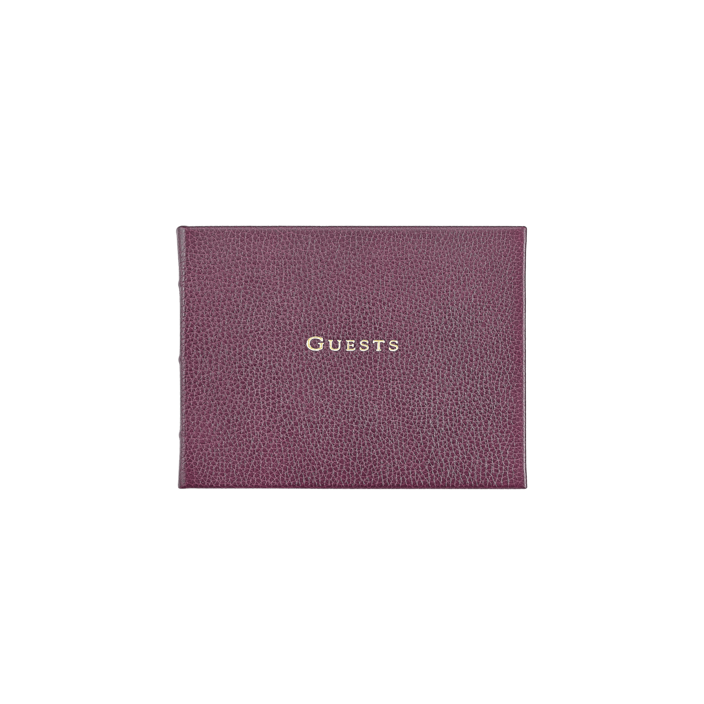 Pebble Grain Leather Guest Book - Hosted by Kelly Gaudreau