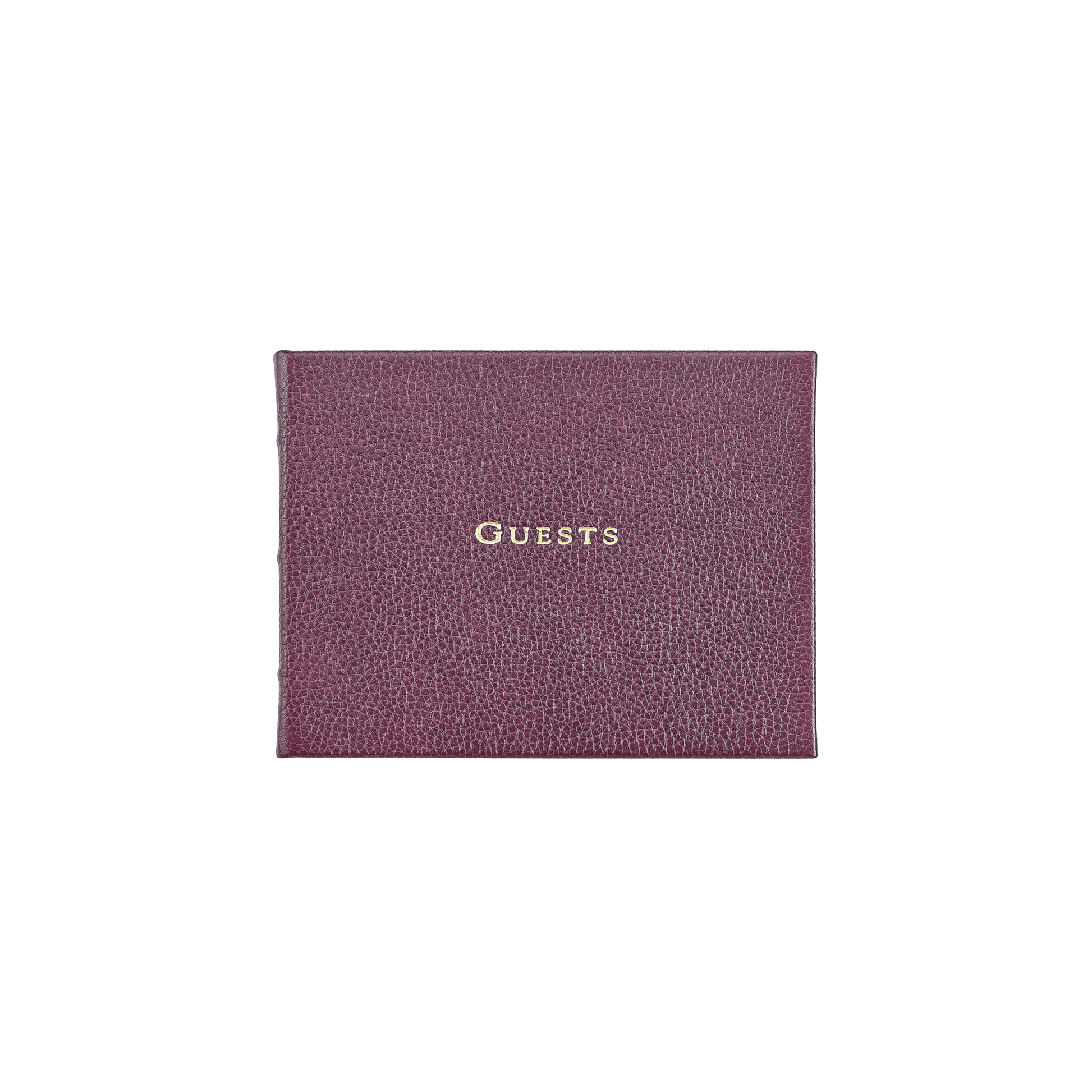 Pebble Grain Leather Guest Book - Hosted by Kelly Gaudreau