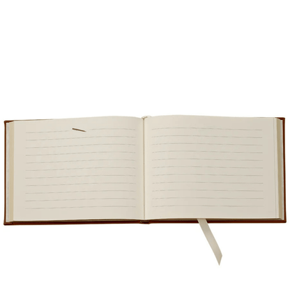 Pebble Grain Leather Guest Book - Hosted by Kelly Gaudreau