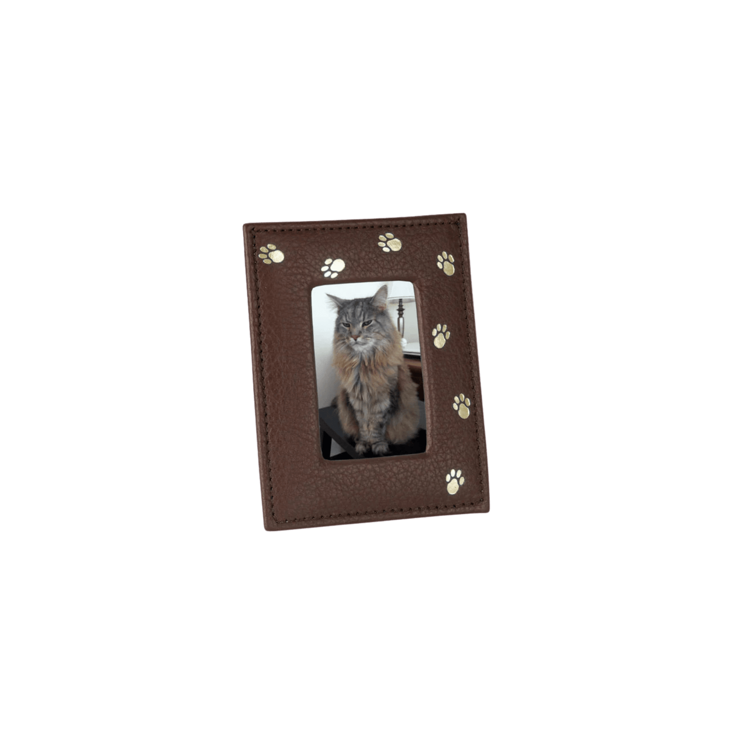 Pebble Grain Leather Pet Frame - Hosted by Kelly Gaudreau