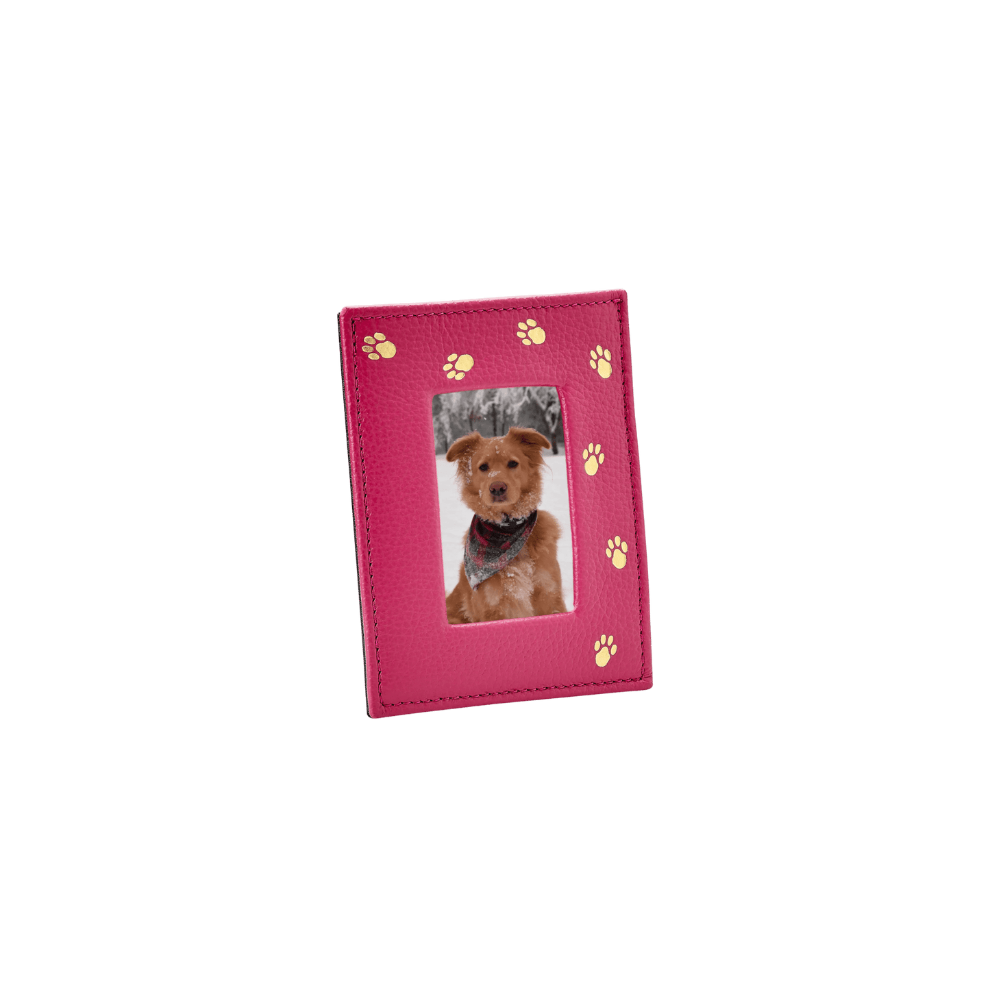 Pebble Grain Leather Pet Frame - Hosted by Kelly Gaudreau