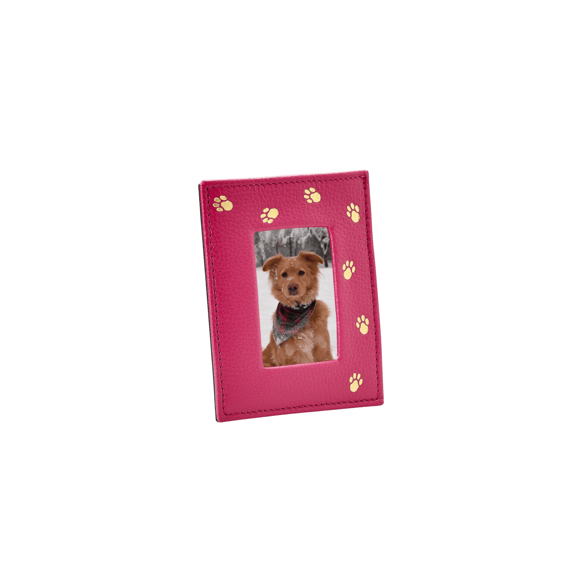 Pebble Grain Leather Pet Frame - Hosted by Kelly Gaudreau