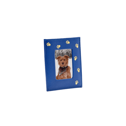 Pebble Grain Leather Pet Frame - Hosted by Kelly Gaudreau