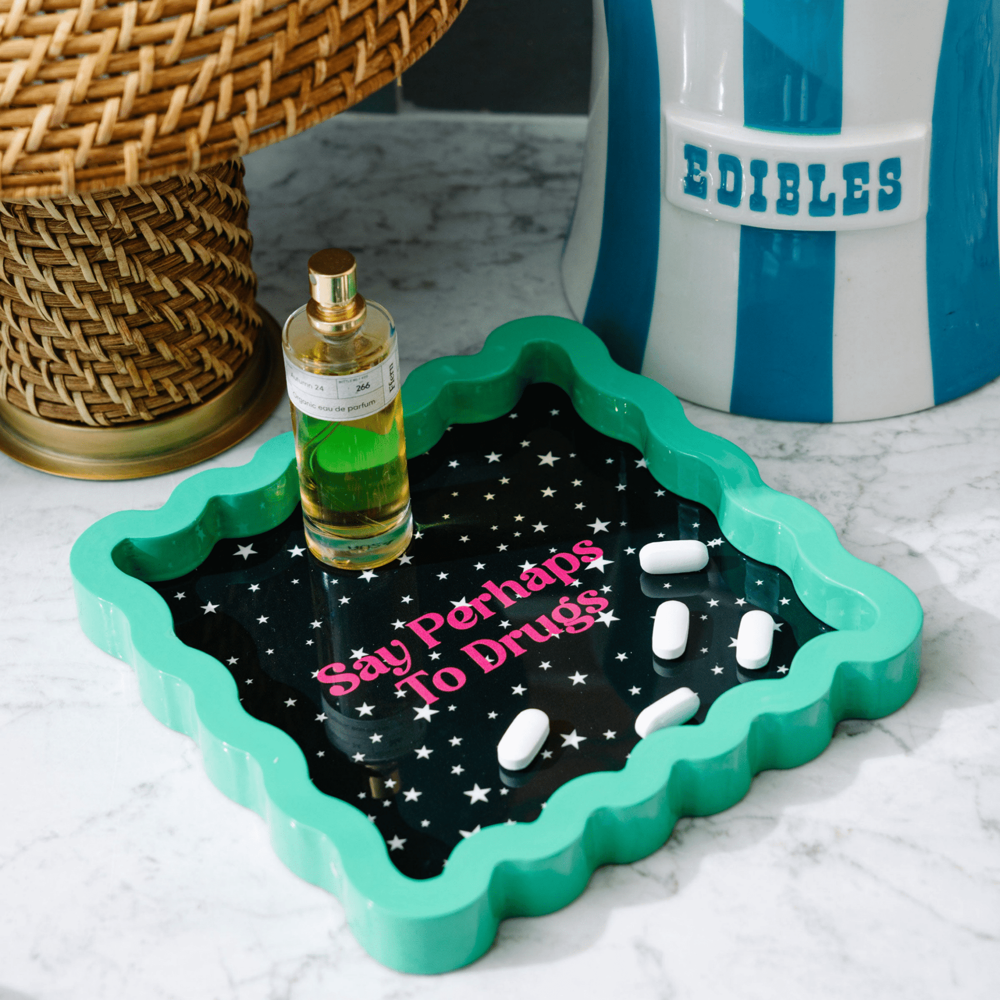 Perhaps to Drugs Lacquer Tray - Hosted by Kelly Gaudreau