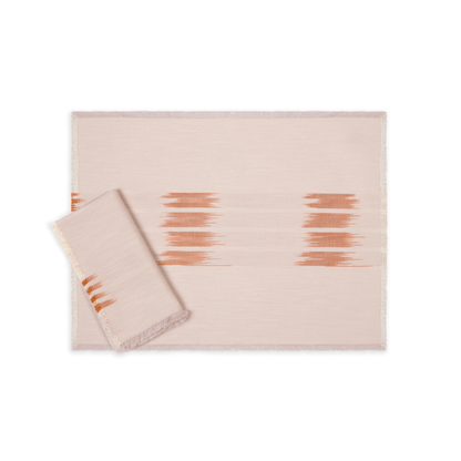 Peshtemal Ikat Cotton Fringe Placemats – Set of 4 - Hosted by Kelly Gaudreau