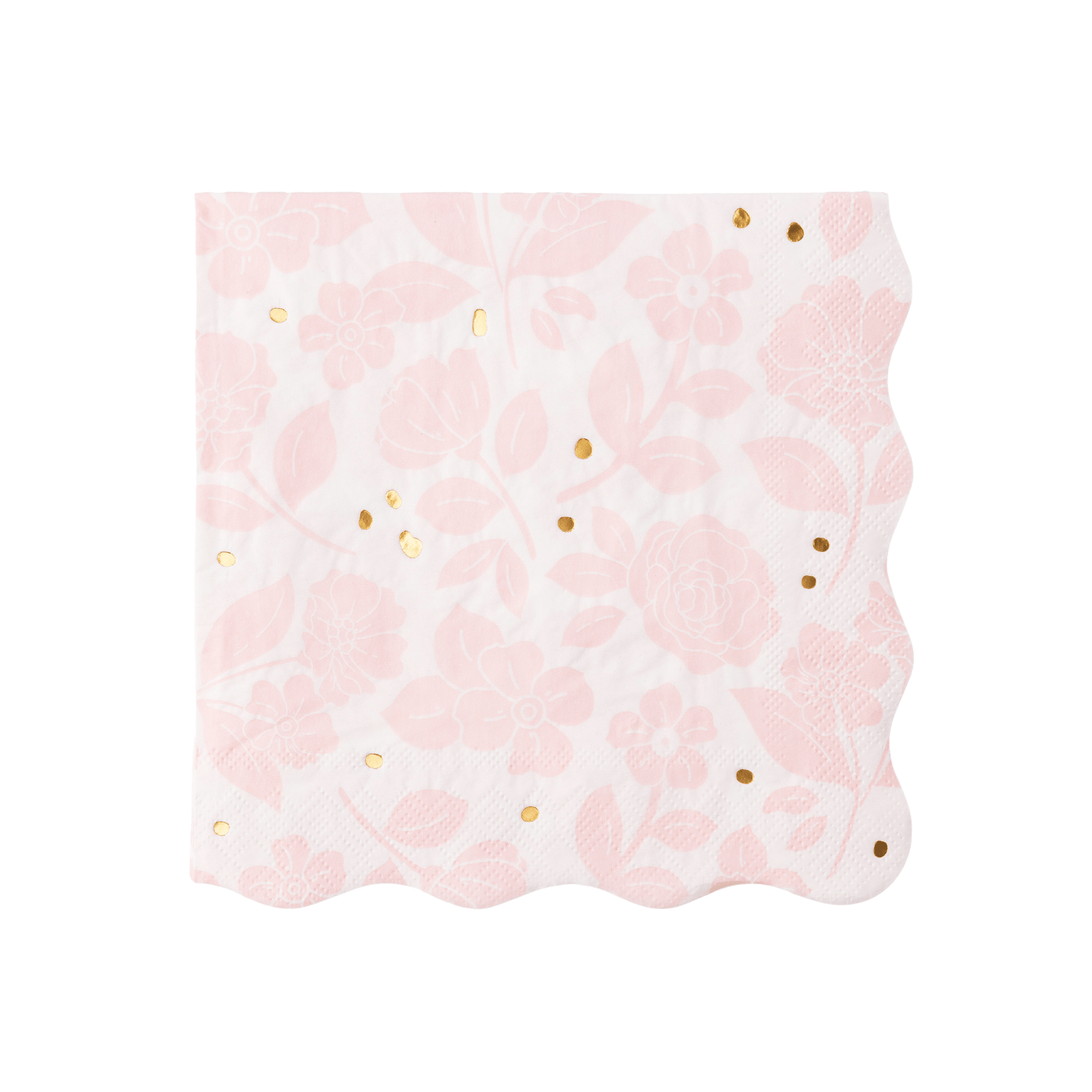 Petal Pink Floral Dinner Napkins – Set of 20 - Hosted by Kelly Gaudreau