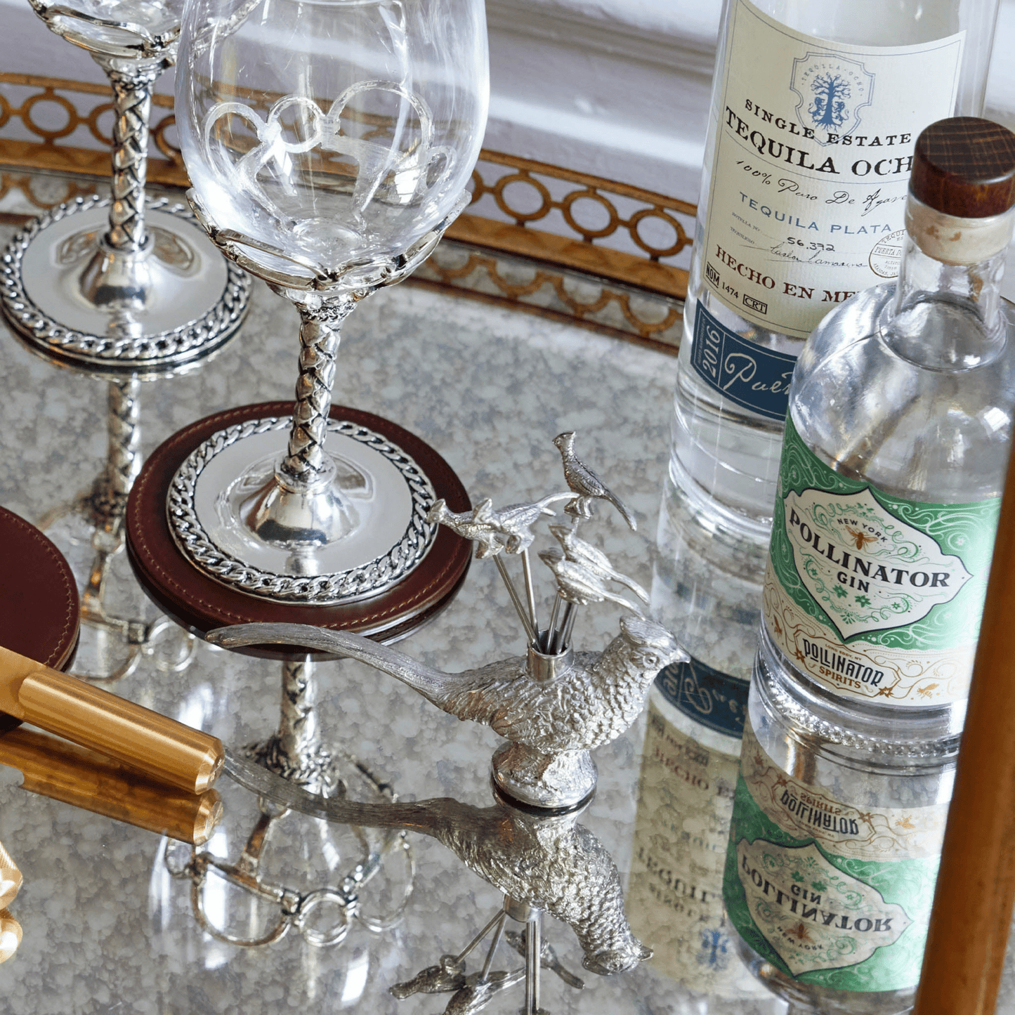 Pewter Pheasant Picks - Set of 5 - Hosted by Kelly Gaudreau