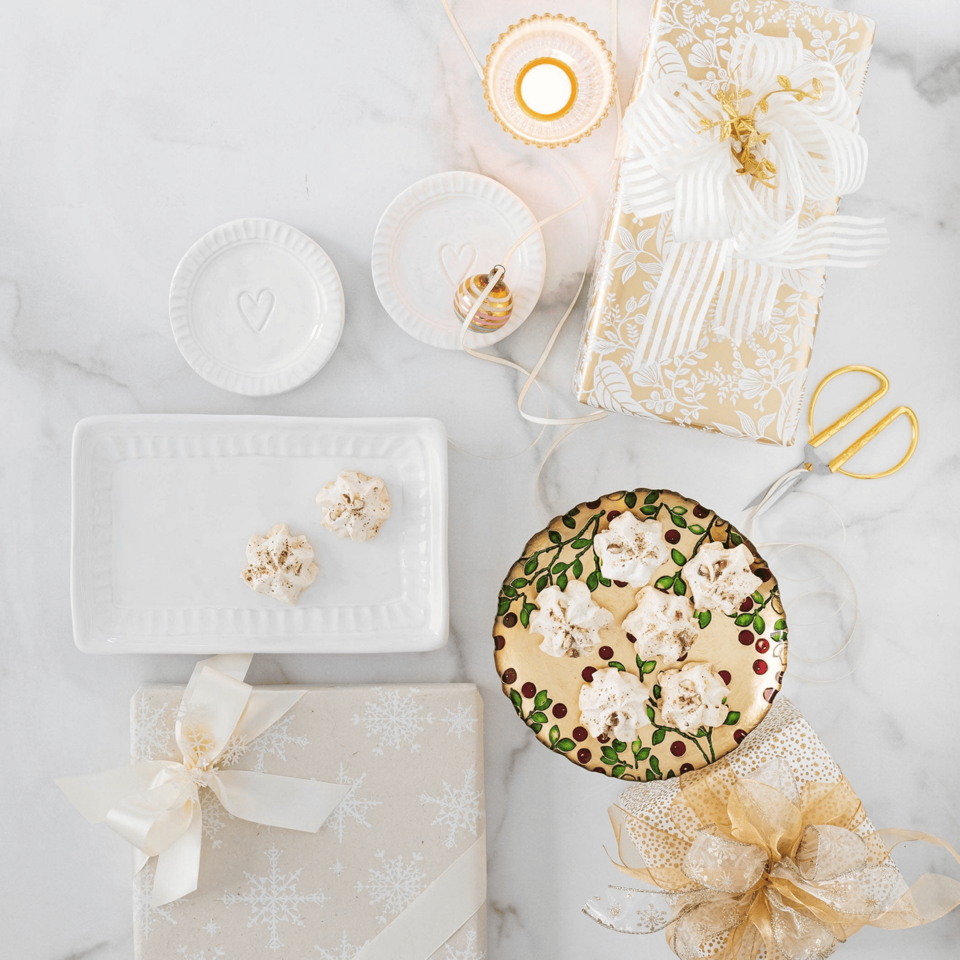 Pietra Serena Heart Plate - Hosted by Kelly Gaudreau