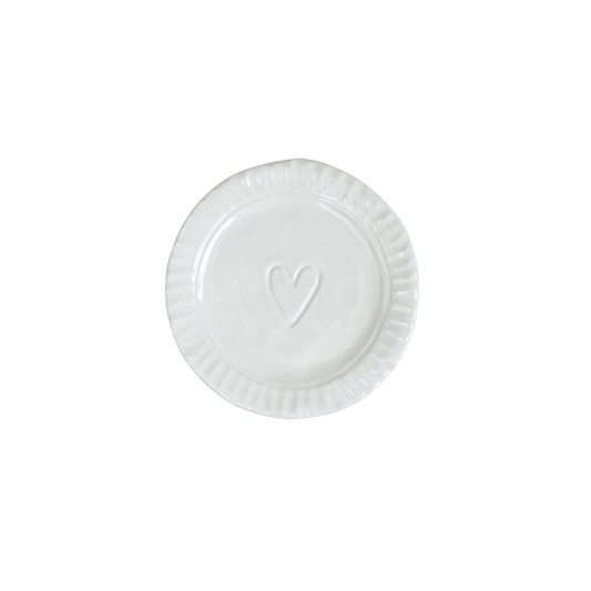 Pietra Serena Heart Plate - Hosted by Kelly Gaudreau