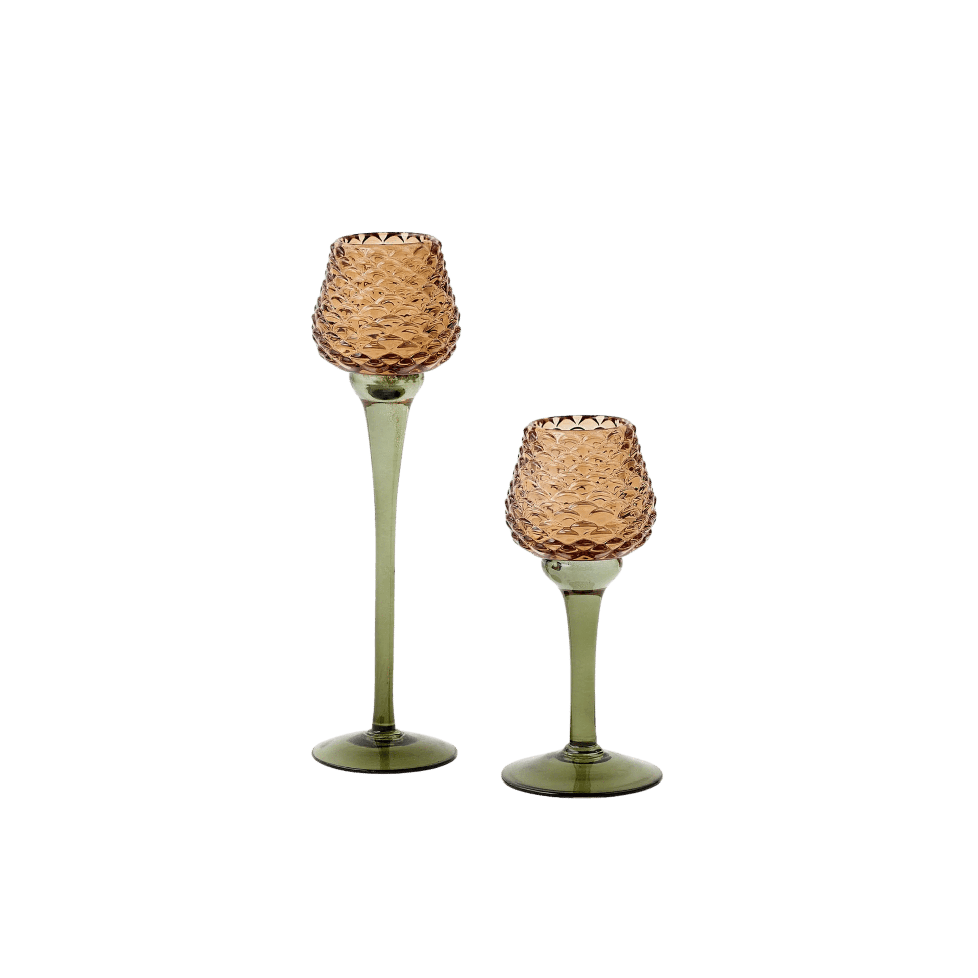 Pinecone Pedestal Votive Holders - Set of 2 - Hosted by Kelly Gaudreau