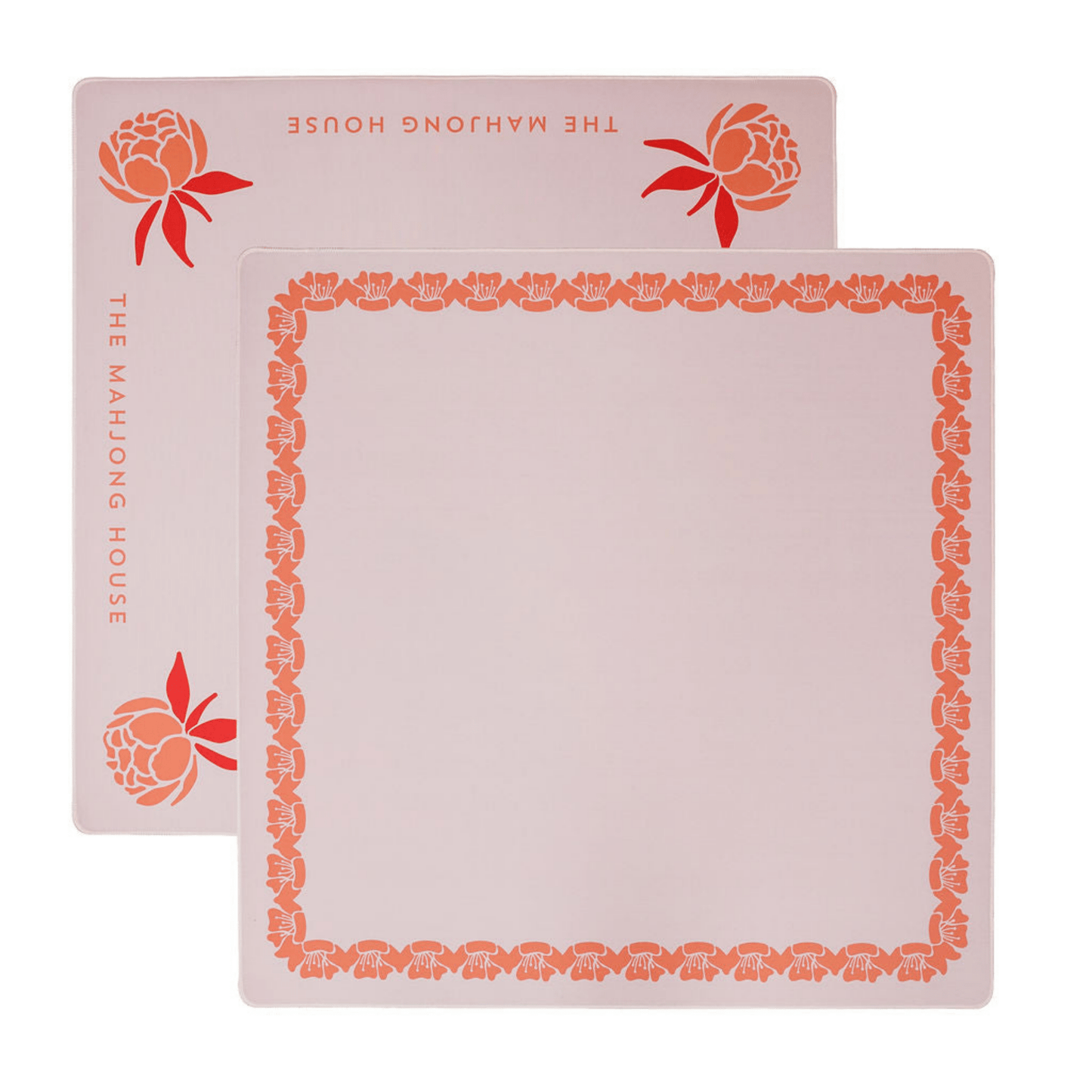 Pink Double - Sided Mahjong Mat - Hosted by Kelly Gaudreau