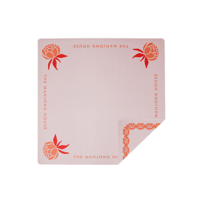 Pink Double - Sided Mahjong Mat - Hosted by Kelly Gaudreau
