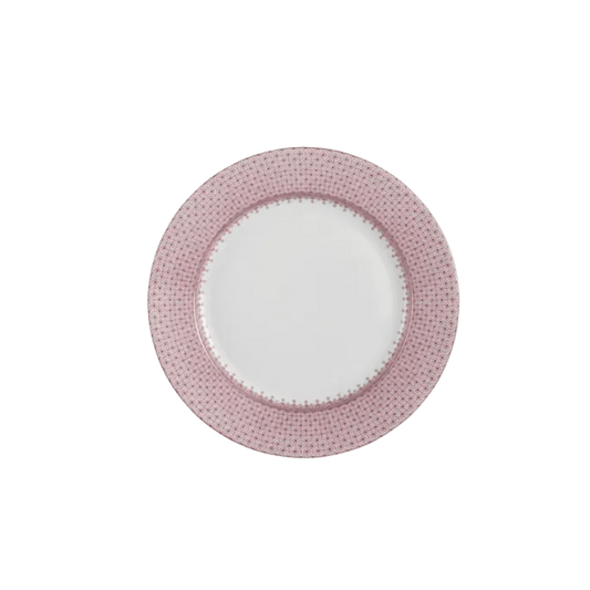 Pink Lace Dessert Plate - Hosted by Kelly Gaudreau