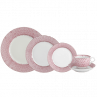 Pink Lace Dinner Plate - Hosted by Kelly Gaudreau