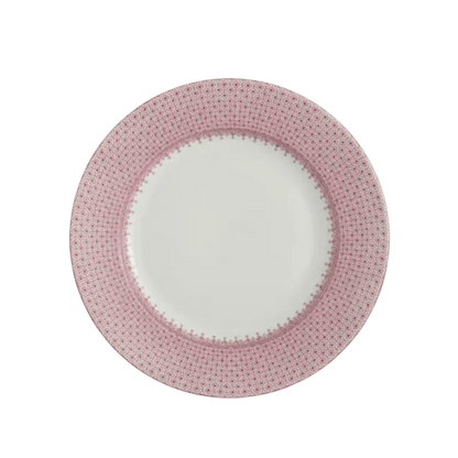 Pink Lace Dinner Plate - Hosted by Kelly Gaudreau