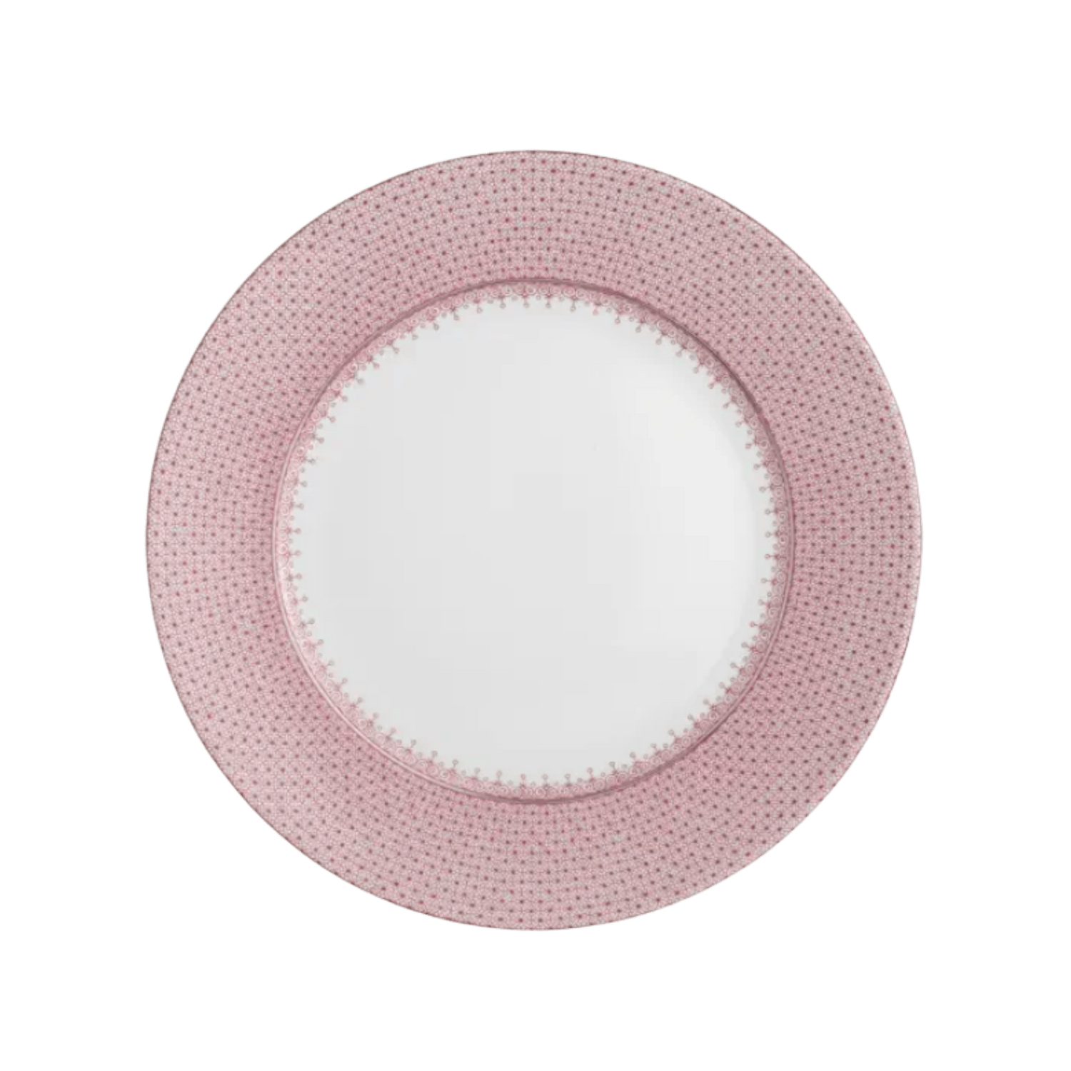 Pink Lace Service Plate - Hosted by Kelly Gaudreau