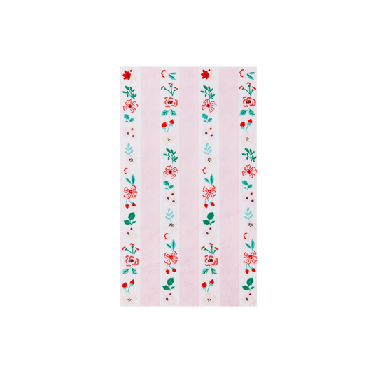 Pink & Red Floral Guest Towels - Hosted by Kelly Gaudreau