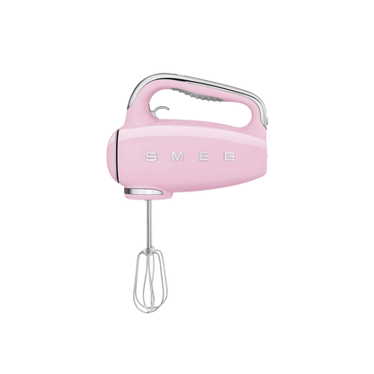 Retro-Style Electric Hand Mixer - Pink